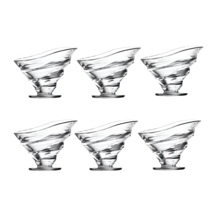 La Rochère Circee Dessertskål - 6 stk. Ø 14,1 cm - Glas - Klar