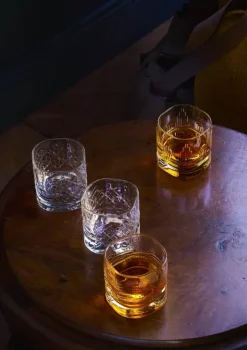 La Rochère Dandy Whiskeyglas - 4 stk. 30 cl - Glas - Klar