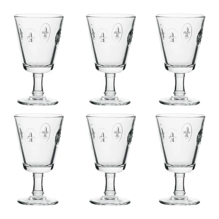 La Rochère Fleur De Lys Vinglas - 6 stk. 24 cl - Glas - Klar
