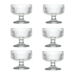 La Rochère Tahiti Dessertskål - 6 stk. Ø 10 cm - Glas - Klar