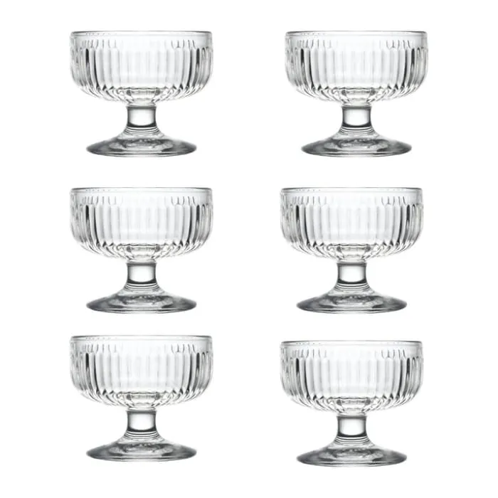 La Rochère Tahiti Dessertskål - 6 stk. Ø 10 cm - Glas - Klar