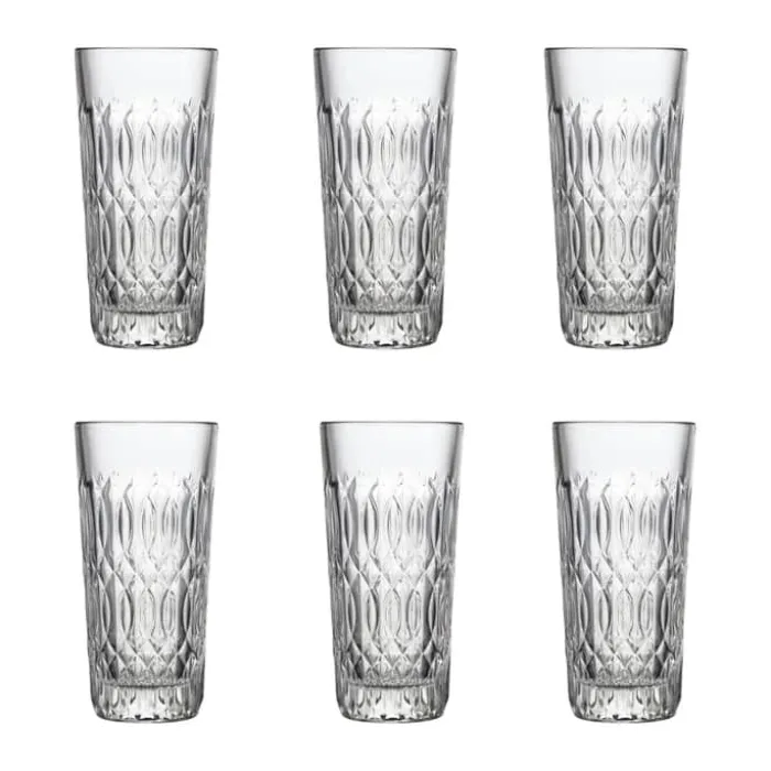 La Rochère Verone Drinksglas - 6 stk. 34 cl - Glas - Klar