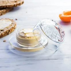 La Rochère Vesailles Smørklokke Ø 10 x H 7,3 cm - Glas - Klar