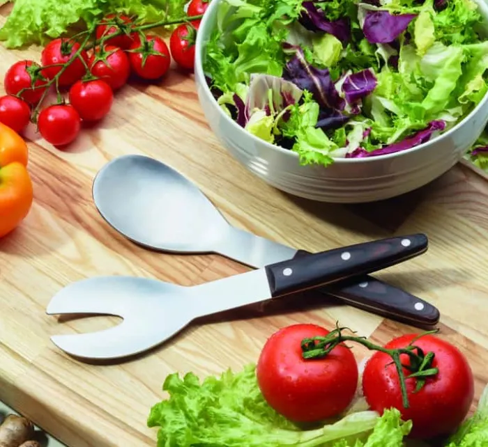 Legnoart Caesar's Joy Salatbestik - 2 dele L 25 cm - Træ/rustfrit stål