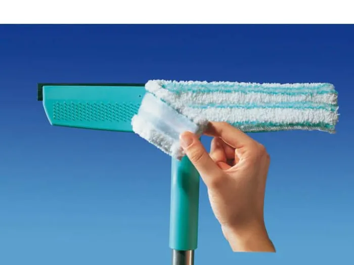 Leifheit Click 3i1 Vinduesvasker B 32 x L 190 cm - Plastik - Turkis