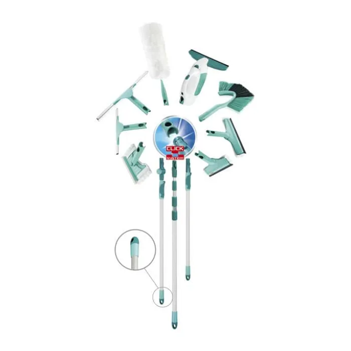Leifheit Dry & Clean Vinduesvasker - 3 dele 35 minutters brugstid - Standby-funktion