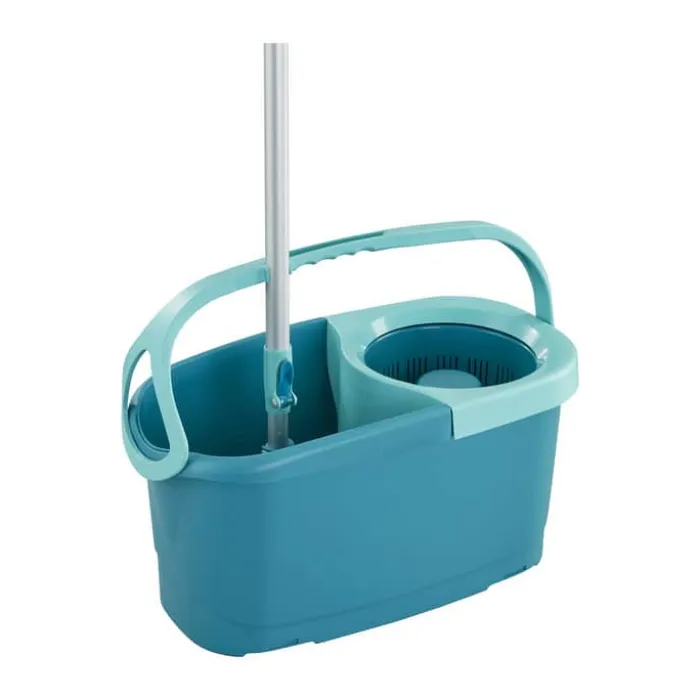 Leifheit Rotation Disc Mop Ergo Gulvvaskesæt 6 liter - Aluminium/plastik - Grøn