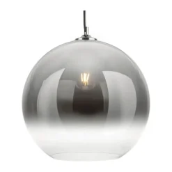 Leitmotiv Bubble Pendel Ø 40 cm - Glas - Krom