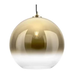 Leitmotiv Bubble Pendel Ø 40 cm - Glas - Messing