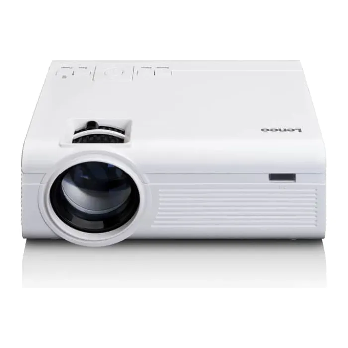 Lenco Projektor LPJ-280WH Indbyggede stereohøjttalere - 2800 lumen lysstyrke - LED-lampe