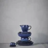 Lene Bjerre Amera Espressokop 8 cl - Stentøj - Blå