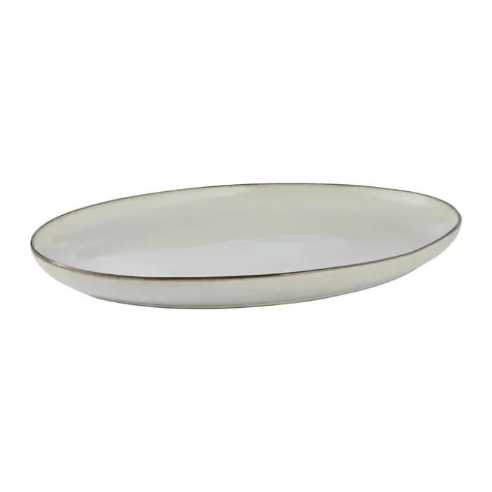 Lene Bjerre Amera Fad B 30 x L 40 cm - Keramik - Beige