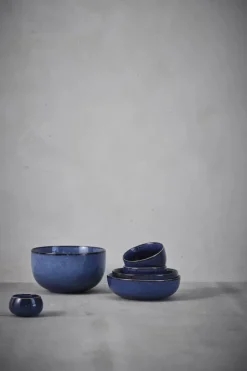 Lene Bjerre Amera Skål Ø 22 cm - Stentøj - Blå