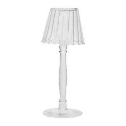 Lene Bjerre Asteria Fyrfadsstage H 23 cm - Glas - Klar