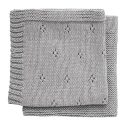 Lene Bjerre Caia Karklud - 2 stk. B 28 x L 28 cm - Bomuld - Grå
