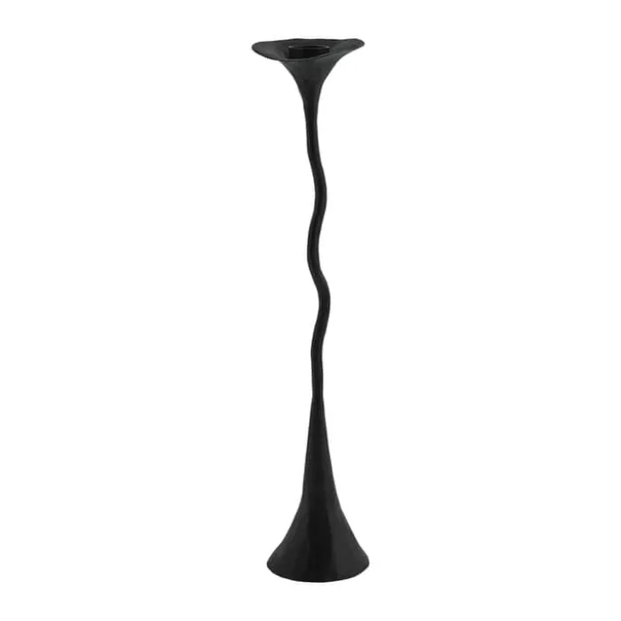 Lene Bjerre Cala Lysestage H 35 cm - Jern - Sort