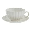 Lene Bjerre Camille Kop m. underkop H 7 x B 12,5 x L 15,5 cm - Porcelæn - Hvid