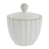 Lene Bjerre Camille Sukkerskål Ø 10 x H 12 cm - Porcelæn - Hvid