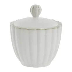 Lene Bjerre Camille Sukkerskål Ø 10 x H 12 cm - Porcelæn - Hvid