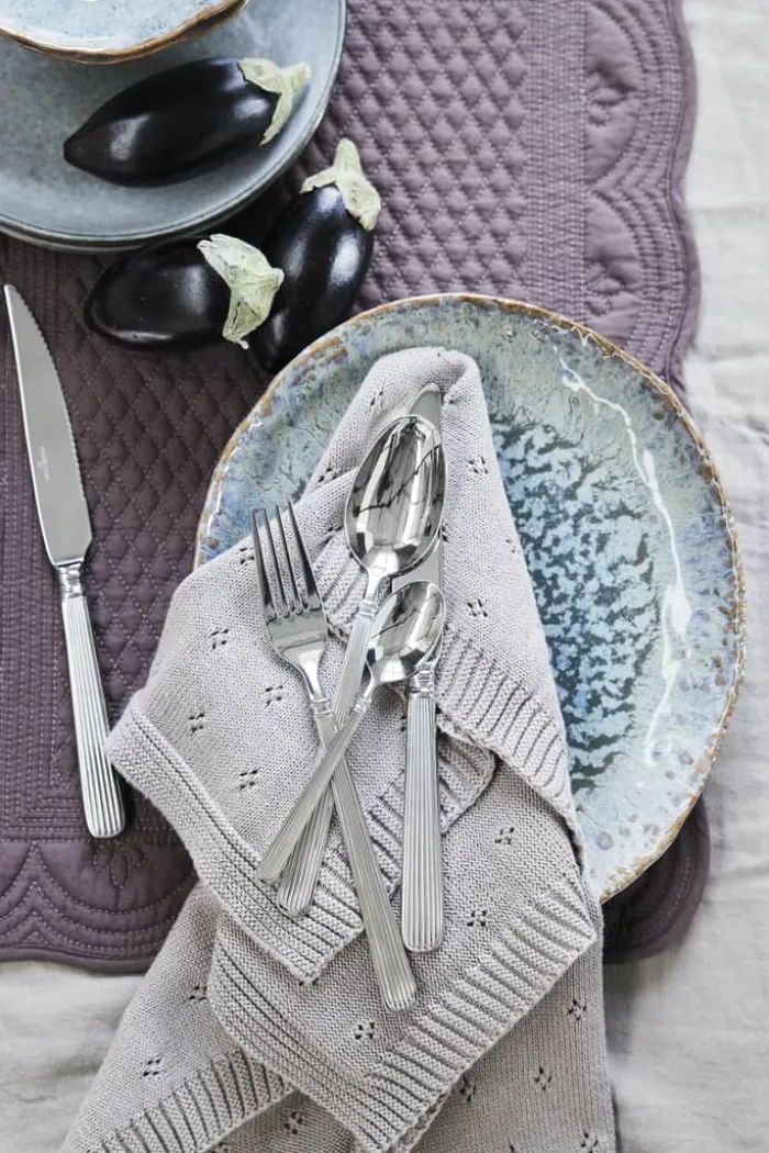 Lene Bjerre Delia Steakknive - 4 stk. L 27 cm - Rustfrit stål - Blank