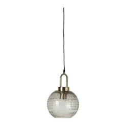 Lene Bjerre Dora Pendel H 30 cm - Glas/jern - Bark