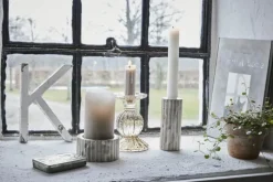 Lene Bjerre Eliana Bloklysestage H 5 cm - Marmor - Sand