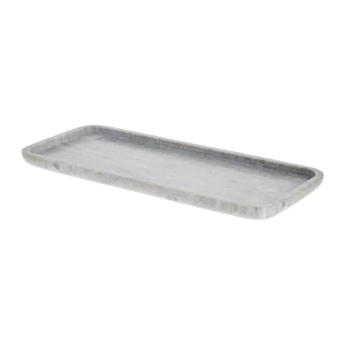 Lene Bjerre Elina Fad B 15 x L 35 cm - Marmor - Brun