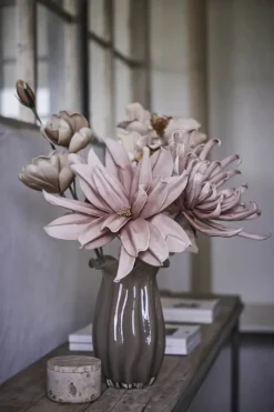 Lene Bjerre Ellia Krukke m. Låg H 7,5 cm - Marmor - Sand