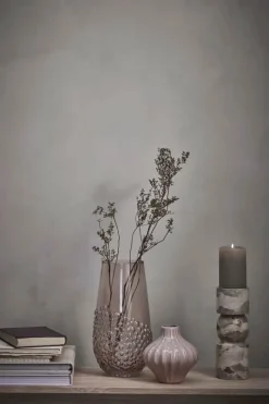 Lene Bjerre Ellia Stage Ø 9 x H 23 cm - Marmor - Sand