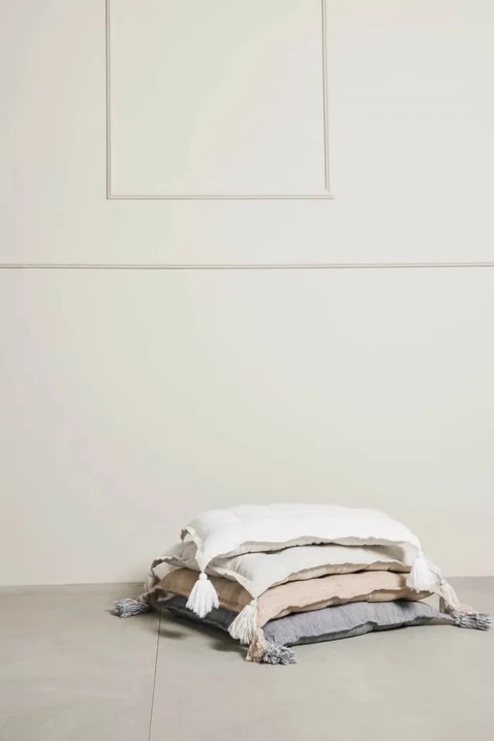Lene Bjerre Felima Siddehynde B 45 x L 45 cm - Bomuld - Beige