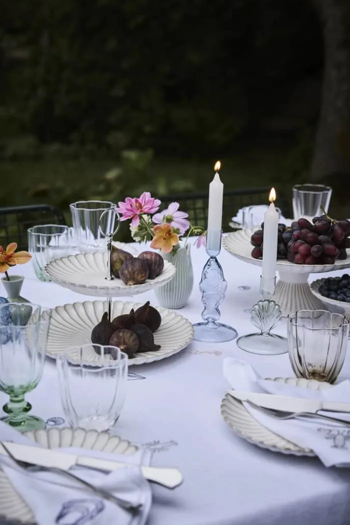 Lene Bjerre Floretta Vandglas 26 cl - Glas - Taupe
