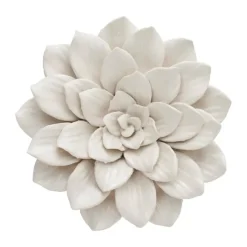 Lene Bjerre Floria Vægdekoration Ø 17,7 cm - Porcelæn - Hvid