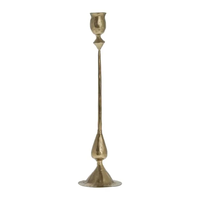 Lene Bjerre Ingrid Lysestage H 33,5 cm - Jern - Guldfarvet