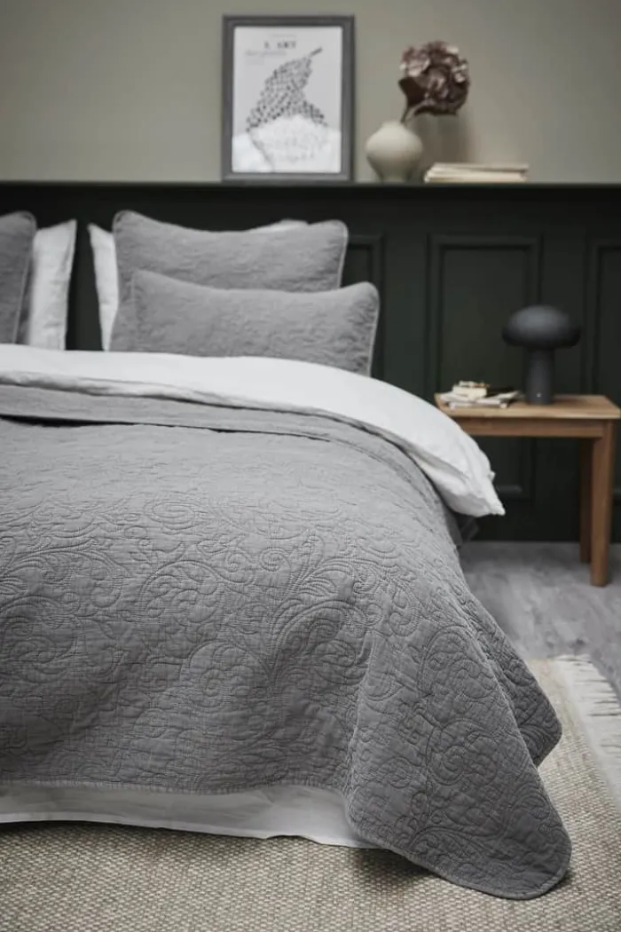 Lene Bjerre Isabelle Pudebetræk B 60 x L 60 cm - Polyester - Grå