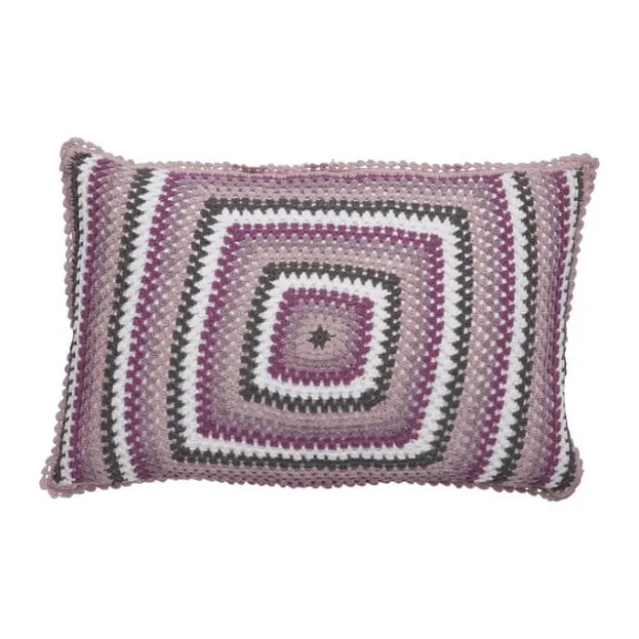 Lene Bjerre Liselle Pude H 40 x B 60 cm - Bomuld - Lilla