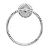 Lene Bjerre Liva Håndklædering H 18,5 x B 17,6 x D 6 cm - Zinklegering - Hvid