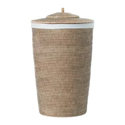 Lene Bjerre Norah Vasketøjskurv 90 liter - Rattan - Natur