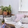 Lene Bjerre Olivia Plaid B 130 x L 170 cm - Bomuld - Beige