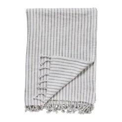 Lene Bjerre Olivia Plaid B 130 x L 170 cm - Bomuld - Beige