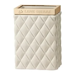 Lene Bjerre Portia Tandkrus H 11 cm - Keramik - Sand/guld