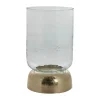 Lene Bjerre Sandia Fyrfadsstage H 28,7 cm - Aluminium - Lys guld