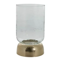 Lene Bjerre Sandia Fyrfadsstage H 28,7 cm - Aluminium - Lys guld