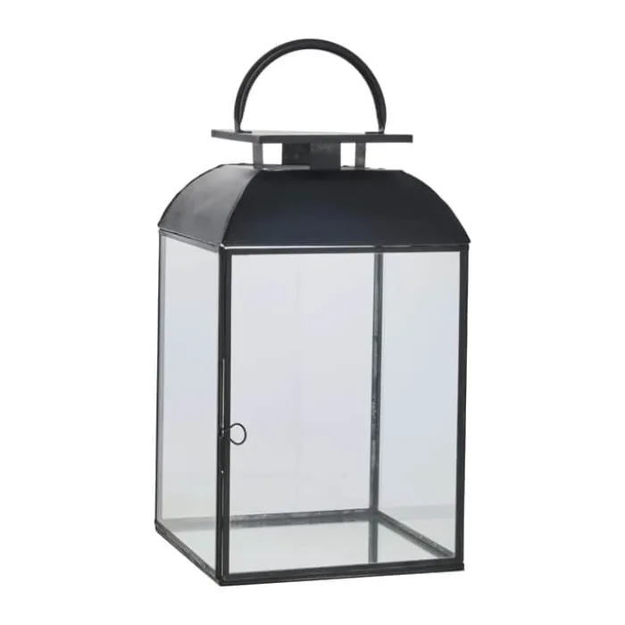 Lene Bjerre Sigrid Lanterne H 42 x B 20,5 x L20,5 cm - Jern/glas - Sort