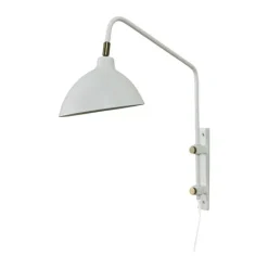 Lene Bjerre Sofinna Væglampe H 48 cm - Aluminium/jern - Hvid