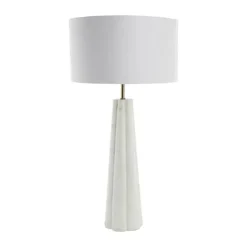 Lene Bjerre Sophie Bordlampe H 66 cm - Marmor - Hvid