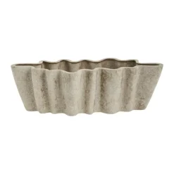 Lene Bjerre Valina Skjuler H 13,5 x B 21 x L 44 cm - Keramik - Beige