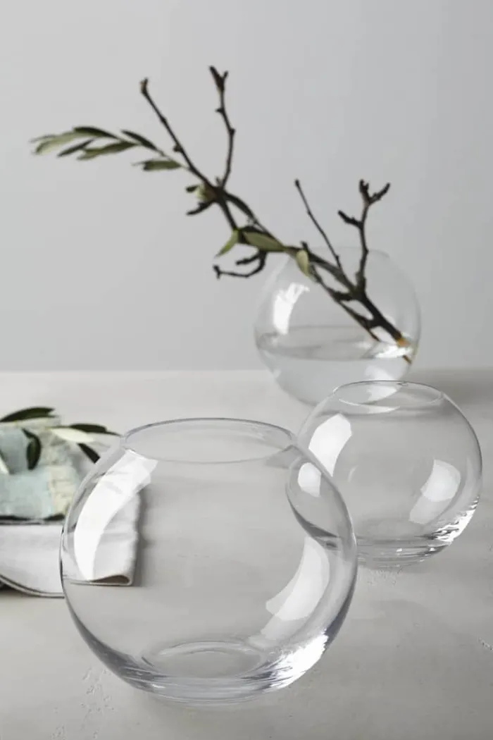 Leonardo Boccia Ball Vase H 13 cm - Glas - Klar