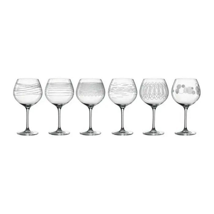 Leonardo Burgundy Glas - 6 stk. 63 cl - Glas - Klar