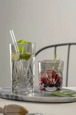 Leonardo Capri Lowball Glas - 4 stk. 33 cl - Glas - Grå