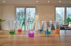 Leonardo Optic Vandglas - 6 stk. 20 cl - Glas - Klar